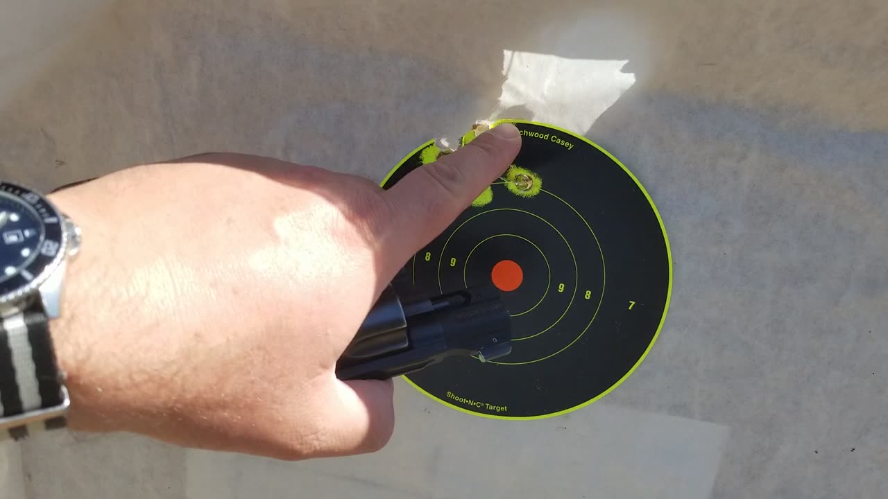 Can I hit a 15-yard target with a J-Frame Revolver?