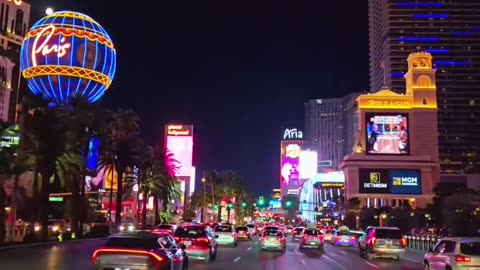 Nothing better than cruisin down the #LasVegas Strip at night 🌙