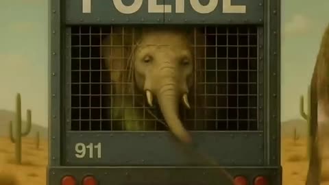 Police Nooo noo Elefent nooo