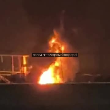 Massive FIre at Substation in the Village of Dragunskoye, Belgorod