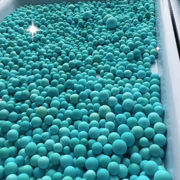 20250805-8 Natural Original Turquoise Round Beads Condense Earth Vein Green Moisture