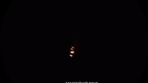 💥 Shooting down a Shahed by an interceptor drone. Exploded view from the ground.