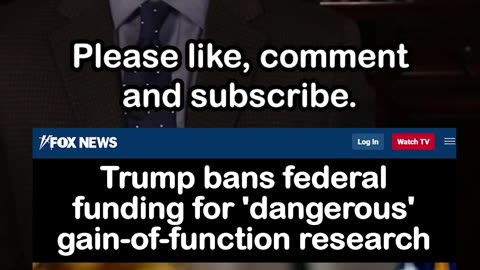 Trump bans federal funding for 'dangerous' gain-of-function research