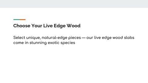 Transform live edge wood into stunning furniture and art with Exotic Wood Zone