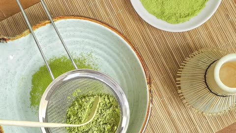 Matcha Whisk Set with Matcha Bowl, Matcha Whisk Holder Matcha Bamboo Whisk, Scoop, Sifter, Unique