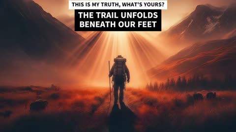 THE TRAIL UNFOLDS BENEATH OUR FEET