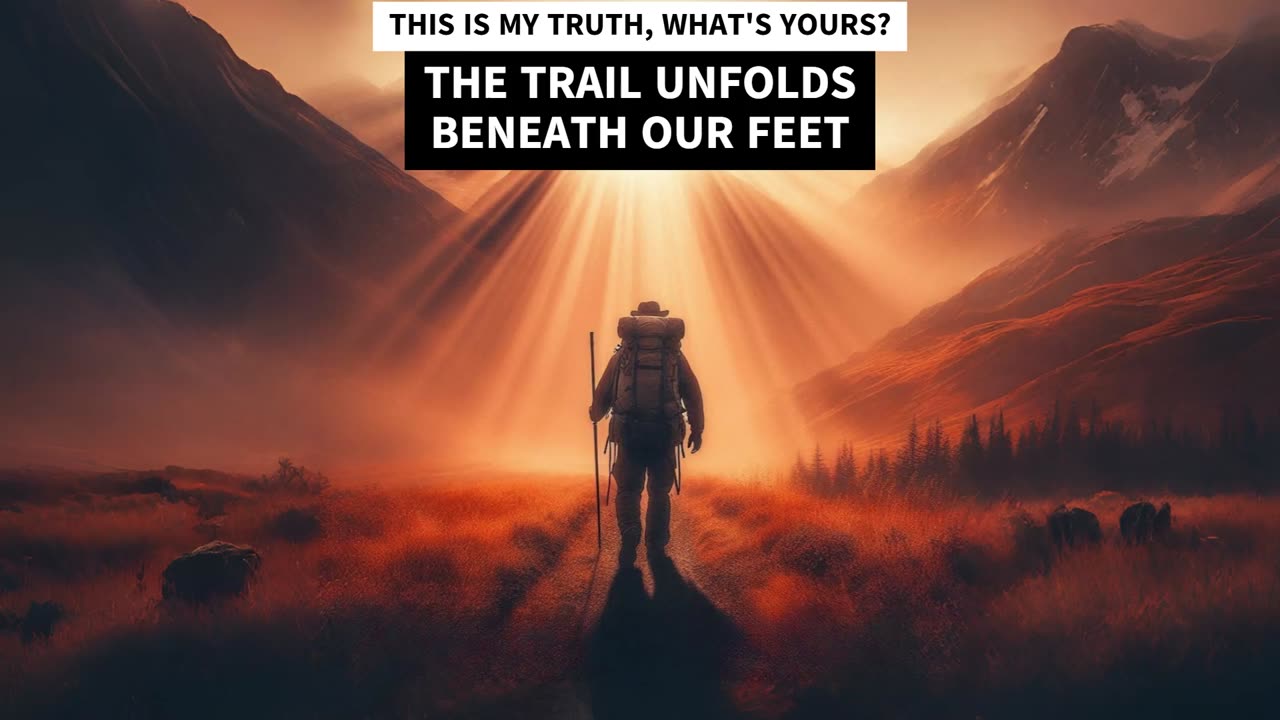 THE TRAIL UNFOLDS BENEATH OUR FEET