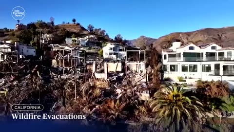 wildfires force evacuations across western U.S