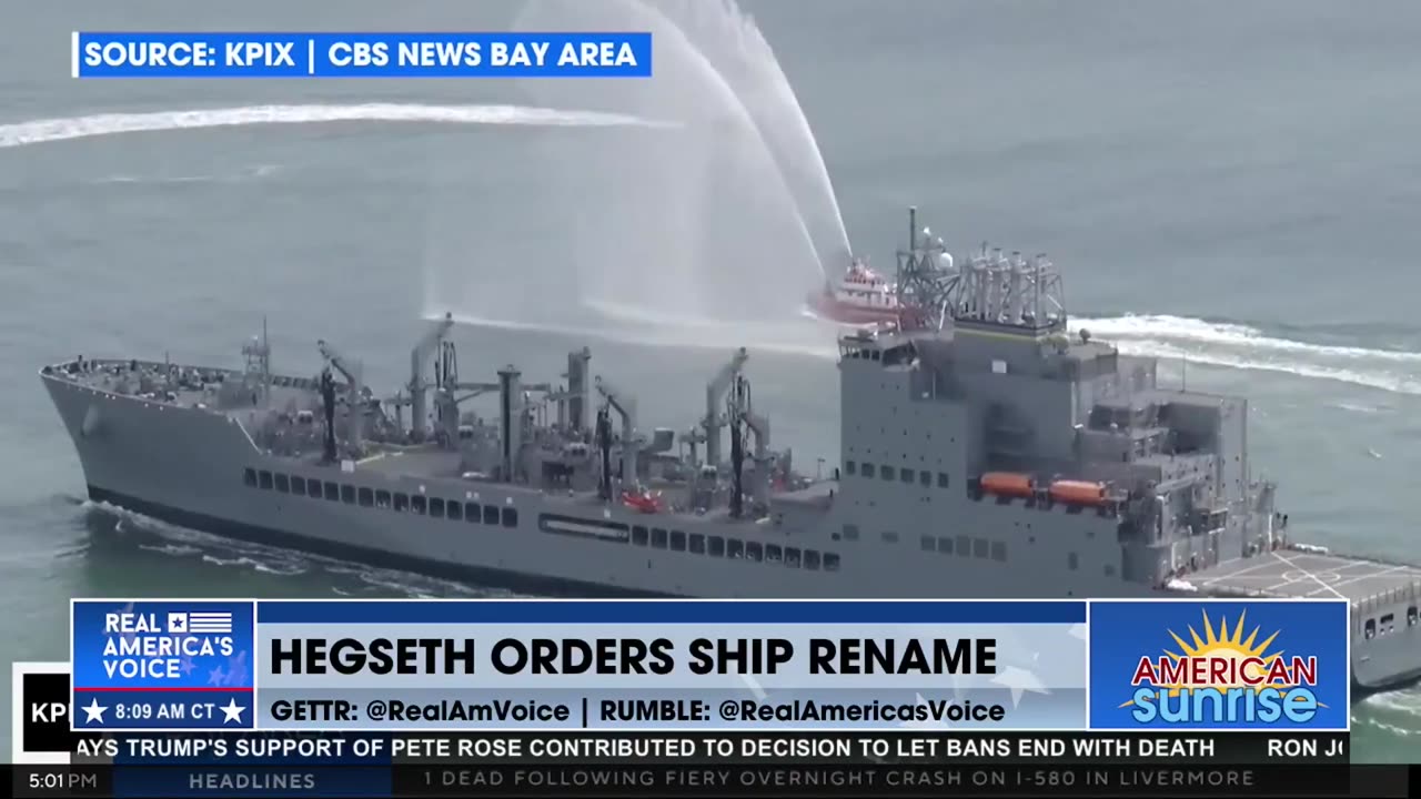 HEGSETH ORDERS RENAMING OF SHIP