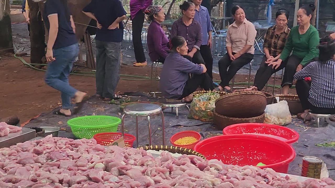 Wedding in the village of Duong Cookie