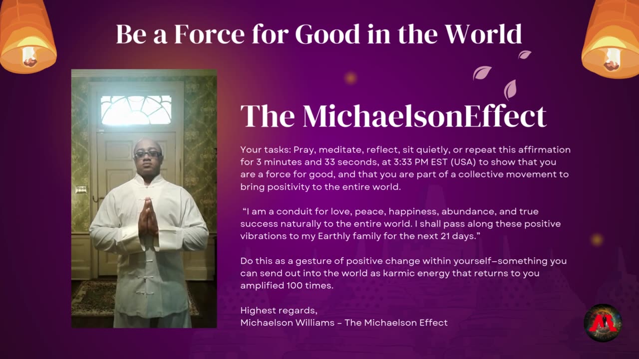 Be a Force for Good in the World: A Deeper Dive