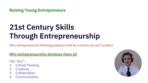 Lesson 8: 21st Century Skills Through Entrepreneurship