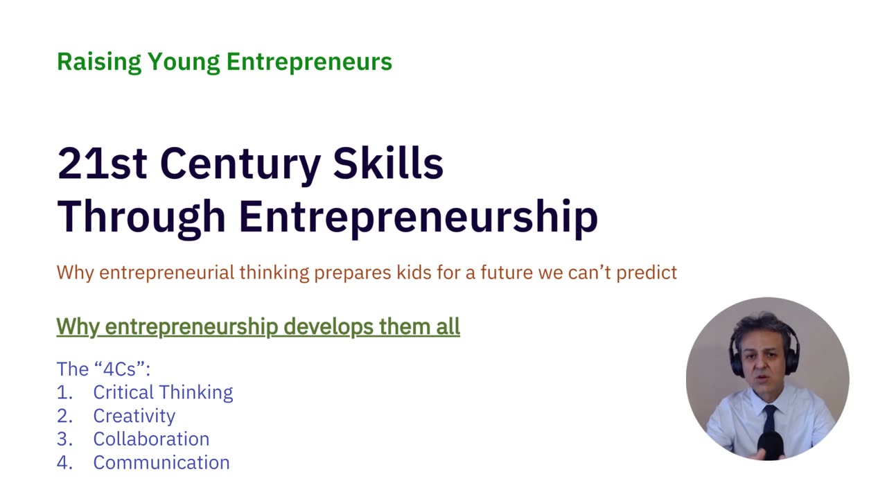 Lesson 8: 21st Century Skills Through Entrepreneurship