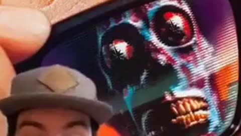 Walter Kilner created dycenian glass, then he was raided and equipment confiscated