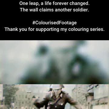 Captured Moment of Defection #ColourisedHistory