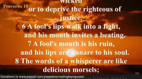 Wisdom at SEVEN: The Book of Proverbs Chapter 12