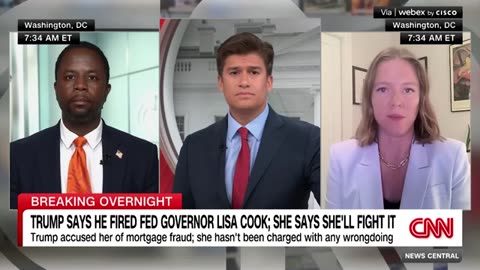 Trump says he fired Fed governor Lisa Cook. She says she's staying