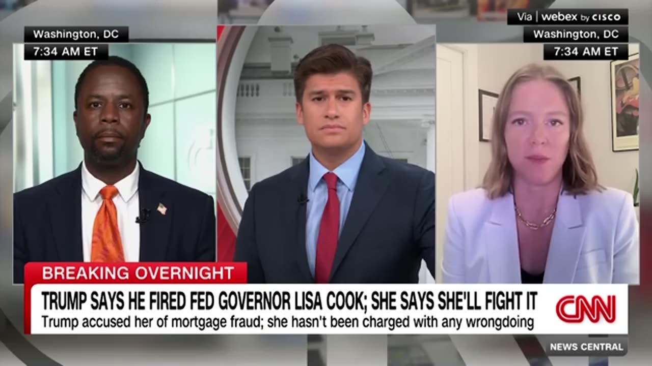 Trump says he fired Fed governor Lisa Cook. She says she's staying