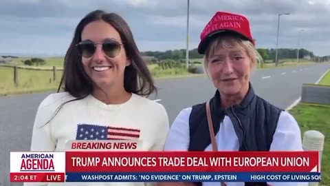 Scottish people on President Trump: "I really admire what he does for the US.