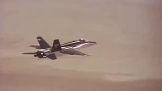 Incredible Vintage Footage of Experimental F/A-18 HARV