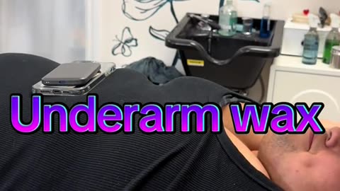 @modalityesthetics Underarm Waxing Demo | Sexy Smooth Sexy Sapphire Hard Wax for Sensitive Skin