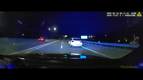 Driver crashes into light pole during multi-county pursuit