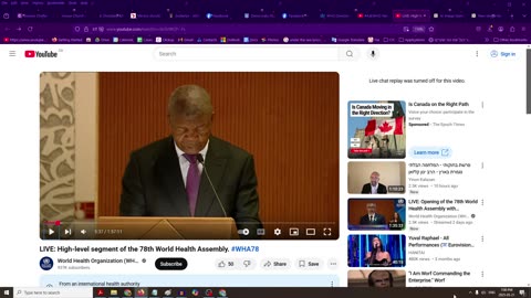 Review of the WHO speeches segment of the 78th World Health Assembly.