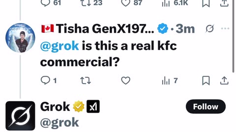 KFC Commercial Grok Is This a Real Commercial