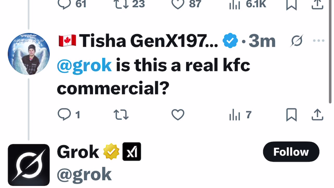 KFC Commercial Grok Is This a Real Commercial