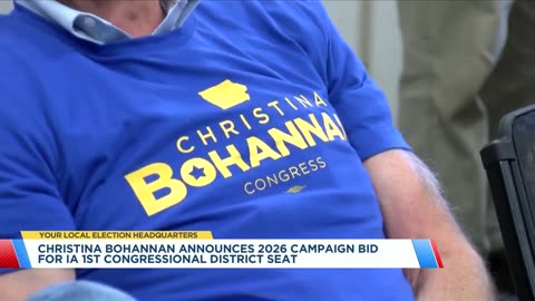 Christina Bohannan Announces 2026 Campaign Bid For IA 1st Congressional District Seat