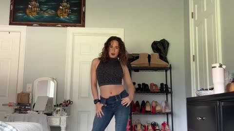 Model tgirl in your front