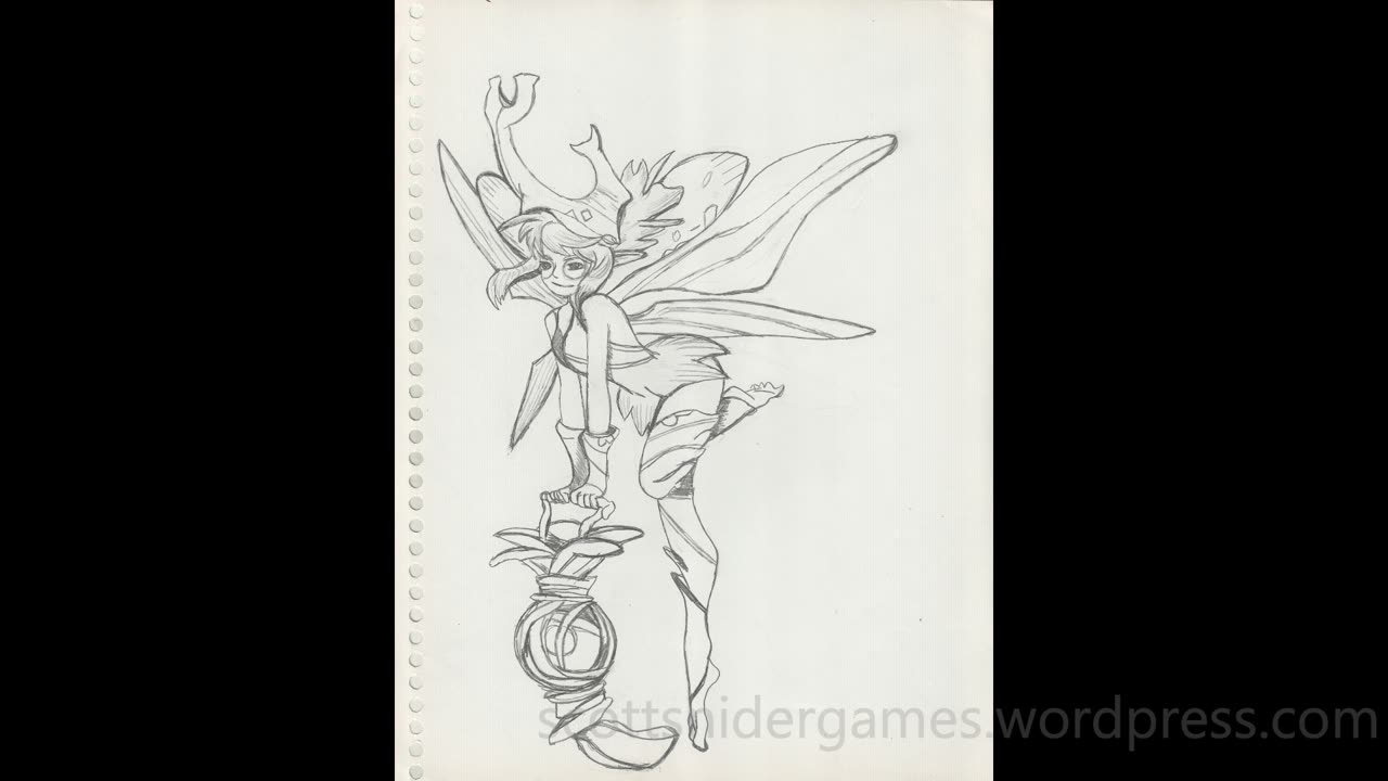 Fairy Pencil Sketch Video #1 (04-13-2025)