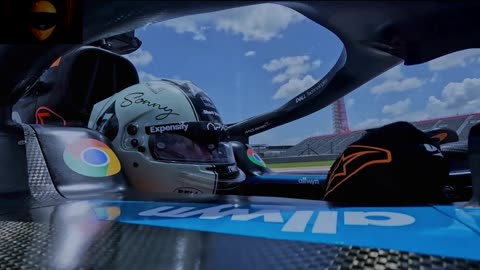 Brad Pitt DRIVES a Real McLaren F1 Car at Austin! | 1 Lap of Pure Speed