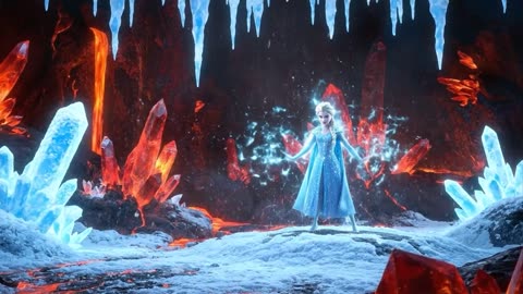 Elsa vs Fire Sorceress FINAL BATTLE — Part 4 |Legendary Ice Transformation | Arctic Crystal Restored