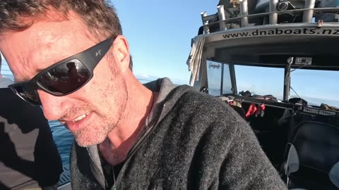 Big Bluefin tuna fishing in the Hokitika Trench New Zealand Josh James Sam, Tim and the salty dogs
