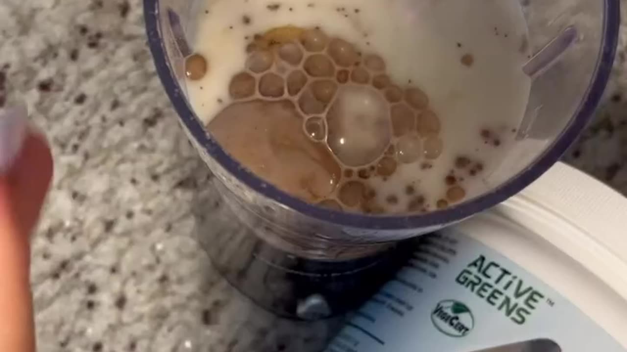Active Green Pro Vegan Protein + Greens banana shake