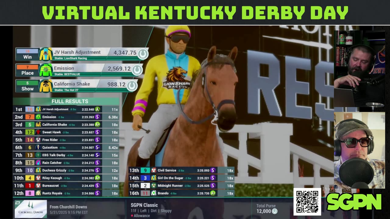 Virtual Kentucky Derby LIVE | Run For The Roses (Ep. 4)