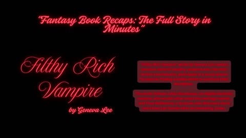Filthy Rich Vampire by Geneva Lee