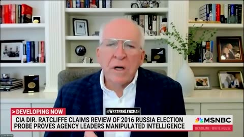 JOHN BRENNAN KVETCHES WITH A MAN IN A DRESS 😅 OVER HIS PENDING PROSECUTION ON RUSSIAGATE
