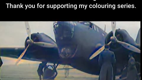 Towing US Bombers for Takeoff #ColourisedHistory