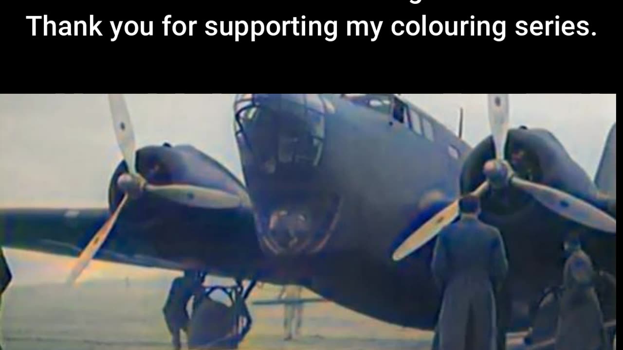 Towing US Bombers for Takeoff #ColourisedHistory
