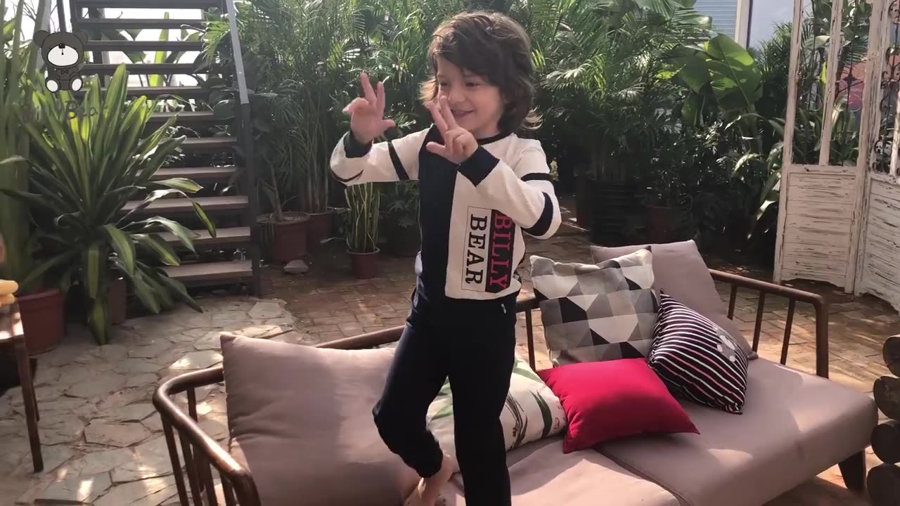 Spring And Autumn Printing Long Sleeve Kids Pajamas Sleepwear Bo