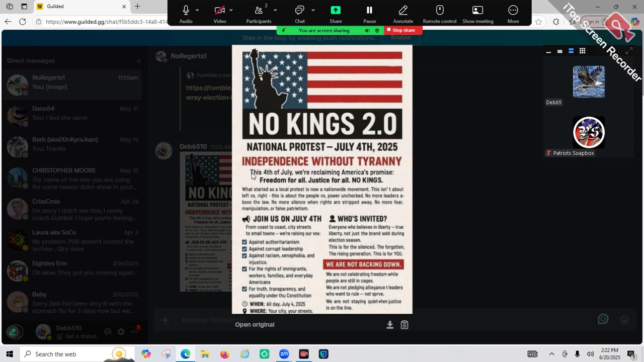 ON A WING AND A PRAYER -- Guest Host PamphletAnon 06202025