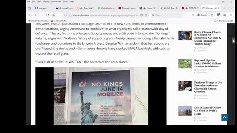Walmart Heiress Caught Organizing Day of ‘Extreme Violence’ Against Trump’s America