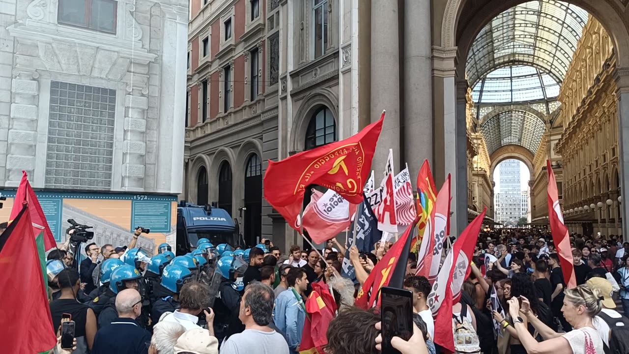 I principali momenti della protesta e gli attimi più agitati della contestazione