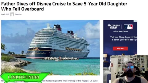 Father Saves 5yr Old From Falling Off A Disney Cruise Line