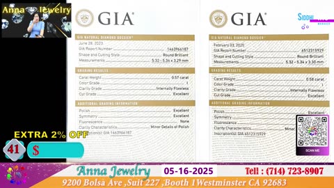 Anna Jewelry 05-16-2025 | Nu Trang Cao Cap | Hot Xoan GIA - Phuoc Loc Tho #annajewelry #welivecali