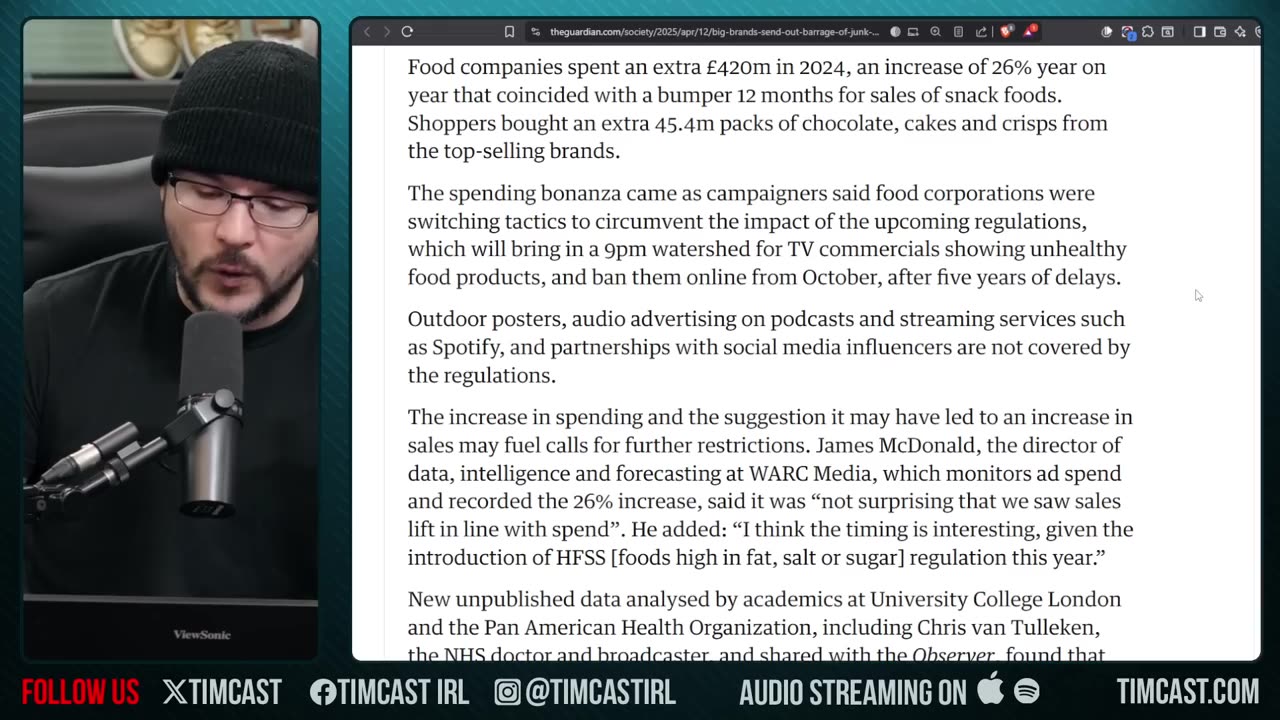 UK BANS ADS Of Women Who Are TOO THIN, Morbidly Obese Women STILL CELEBRATED | Tim Pool