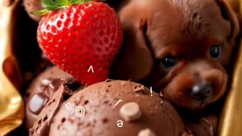 AI Video: My ice cream is so cute!