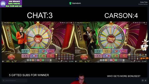 CRAZY TIME MADNESS! 2 WHEELS AT ONCE! GIFTED SUBS=BONUS ROUNDS!
